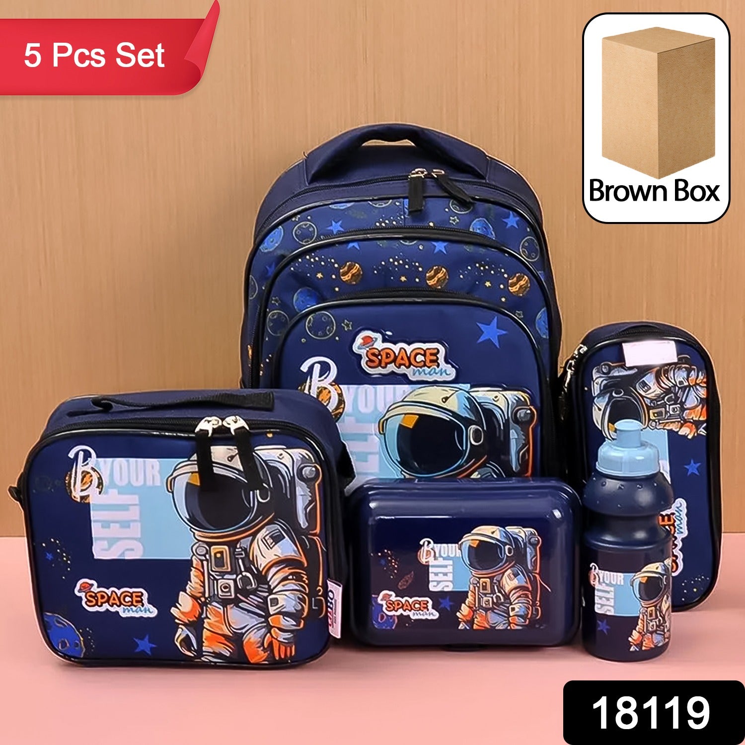 5 In 1 School Bag Includes Lunch Bag 14 Inch School Bags Water Bottle  Pencil Case In Box Packing (1 Set  Mix Color)) 5 In 1 School Bag Includes Lunch Bag 14 Inch School Bags Water Bottle  Pencil Case In Box Packing (1 Set  Mix Color))